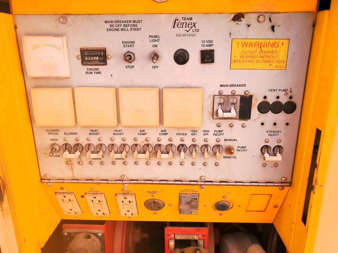 2000 Team Fenex F-101 KP Manhole Support Trailer