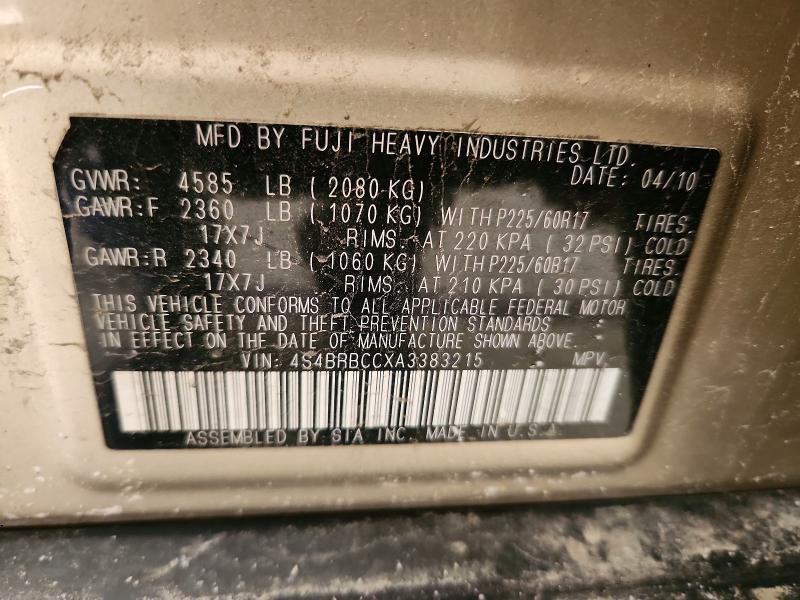 2010 Subaru Outback 2.5i Premium
