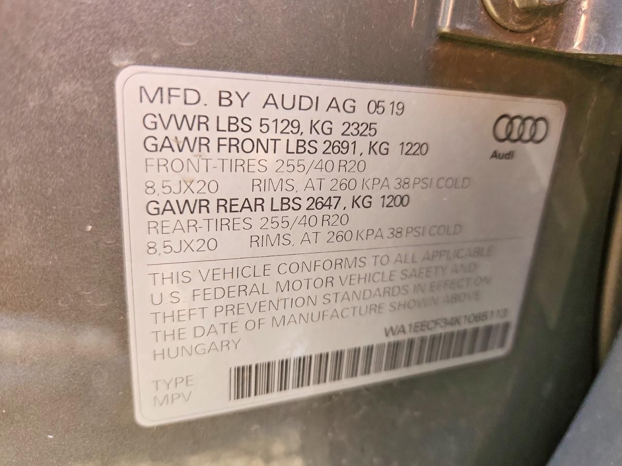 2019 Audi Q3 Premium Plus S-line