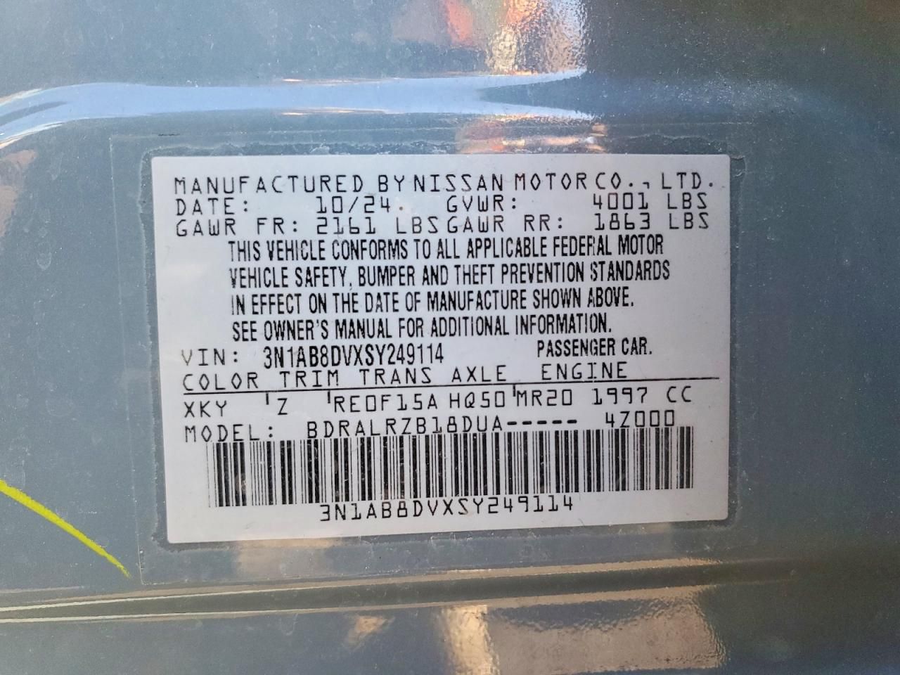 2025 Nissan Sentra sr