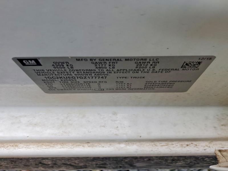 2016 Chevrolet Silverado K2500 Heavy Duty