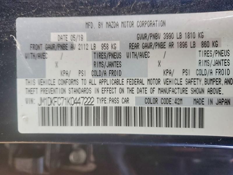 2019 Mazda Cx-3 Touring