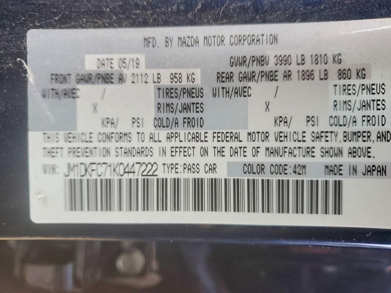 2019 Mazda Cx-3 Touring