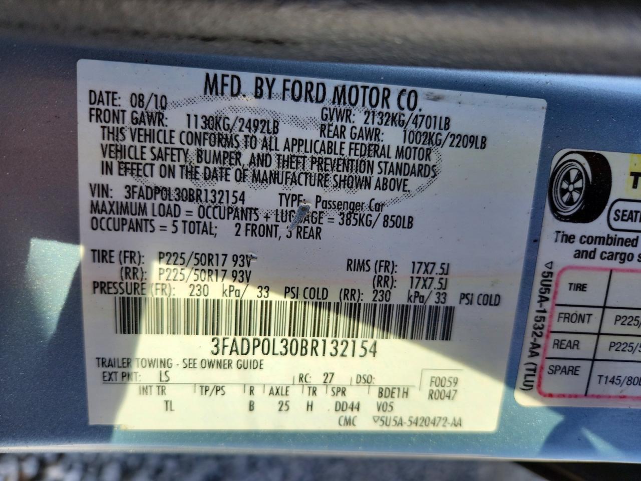 2011 Ford Fusion Hybrid