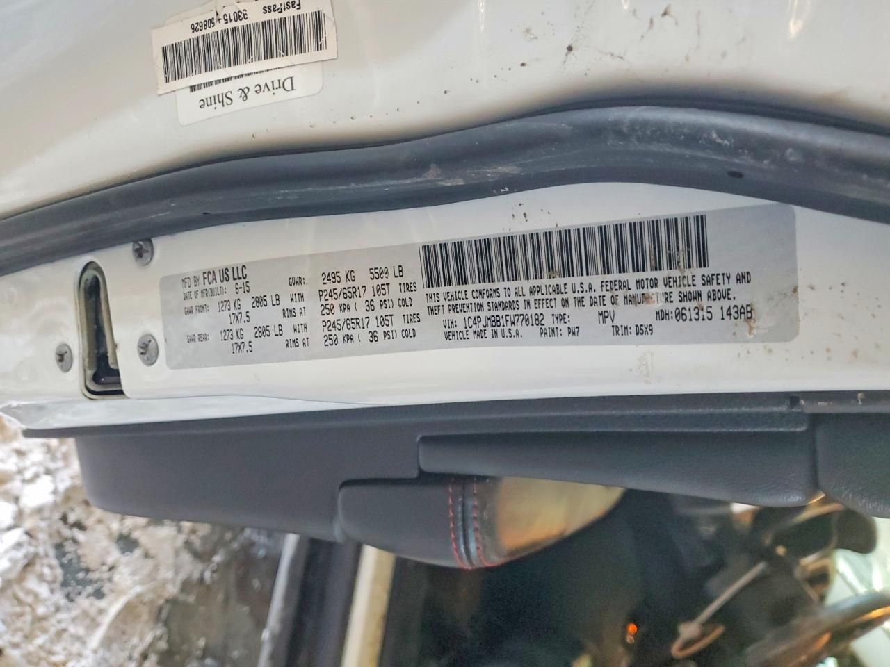 2015 Jeep Cherokee Trailhawk