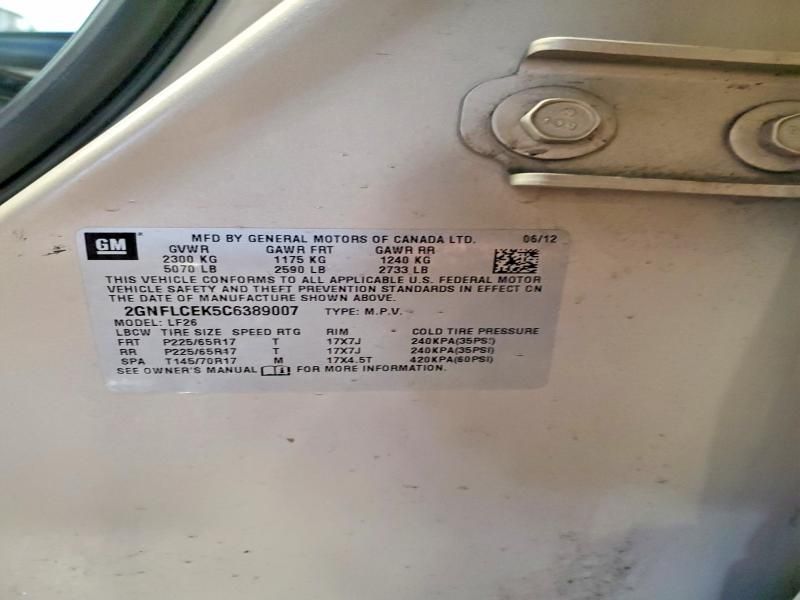 2012 Chevrolet Equinox ls