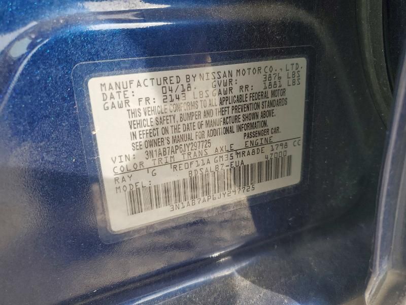 2018 Nissan Sentra s