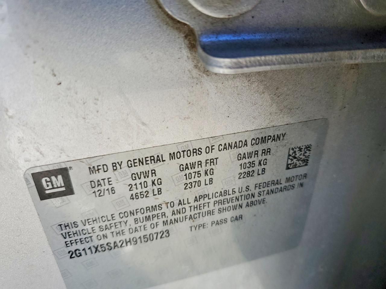 2017 Chevrolet Impala ls