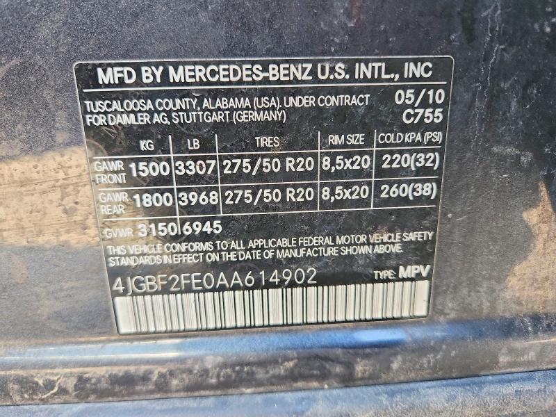 2010 Mercedes-Benz Gl 350 Bluetec