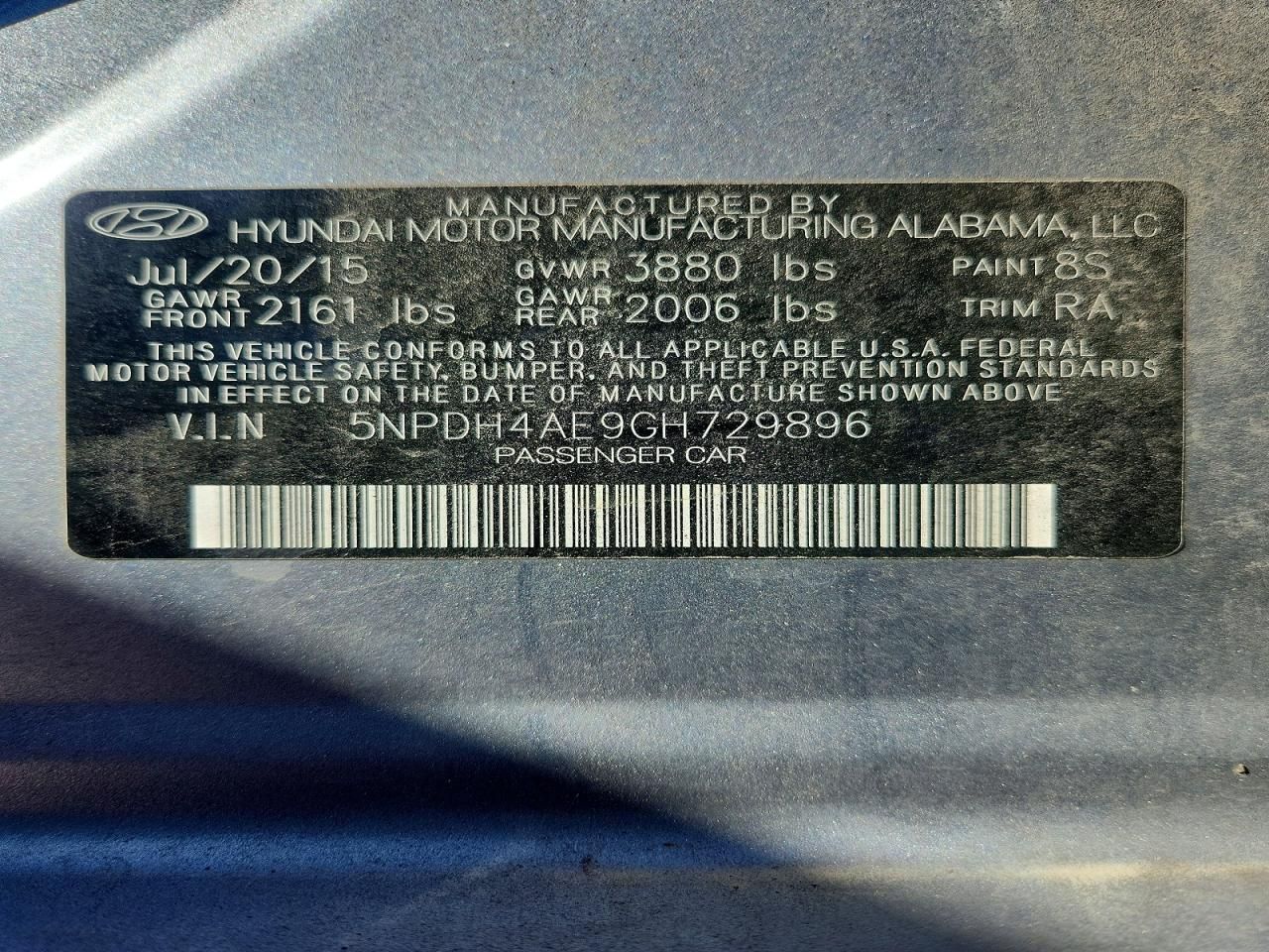 2016 Hyundai Elantra se