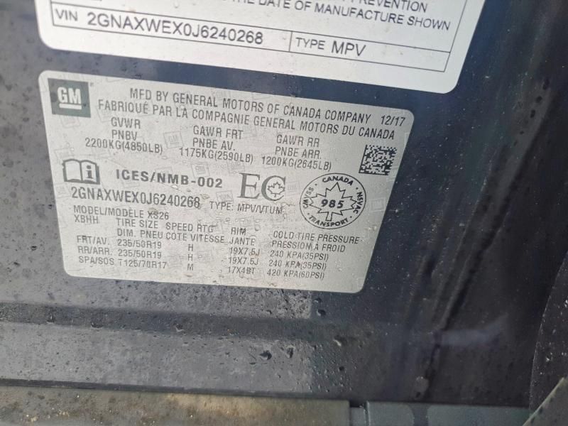 2018 Chevrolet Equinox Premier