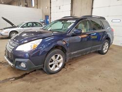Salvage cars for sale from Copart Blaine, MN: 2014 Subaru Outback 2.5i Limited