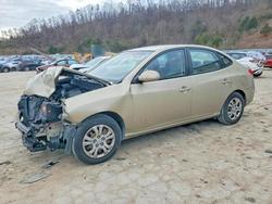 Salvage cars for sale from Copart Hurricane, WV: 2010 Hyundai Elantra Blue