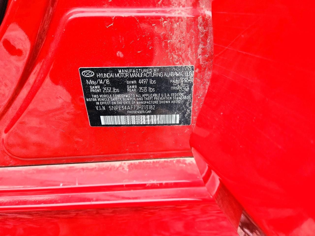 2018 Hyundai Sonata Sport