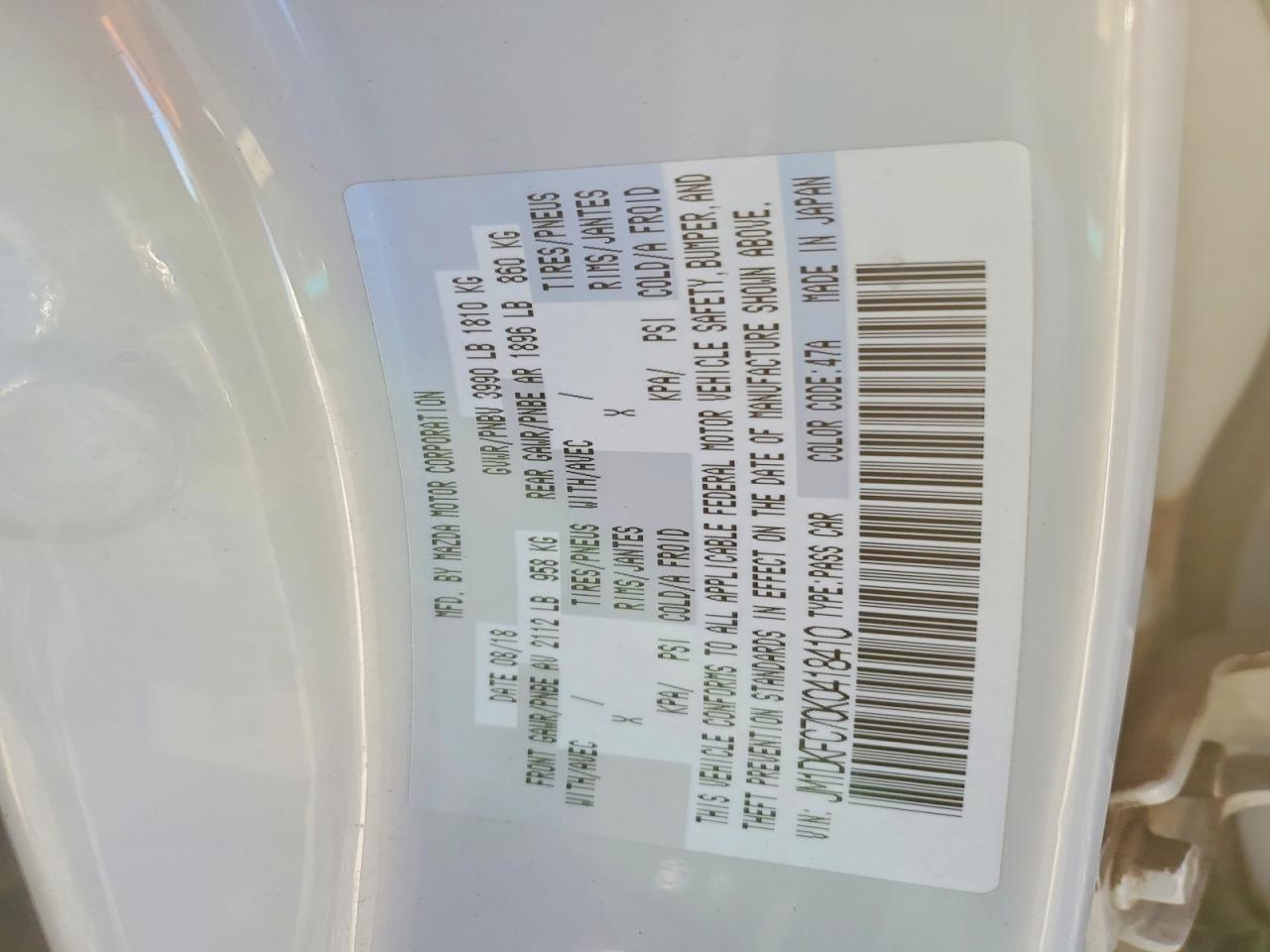 2019 Mazda Cx-3 Touring