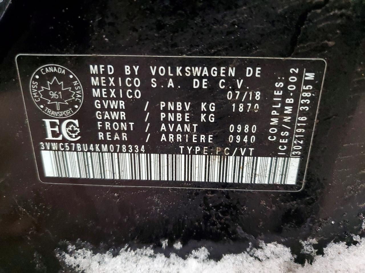 2019 Volkswagen Jetta s