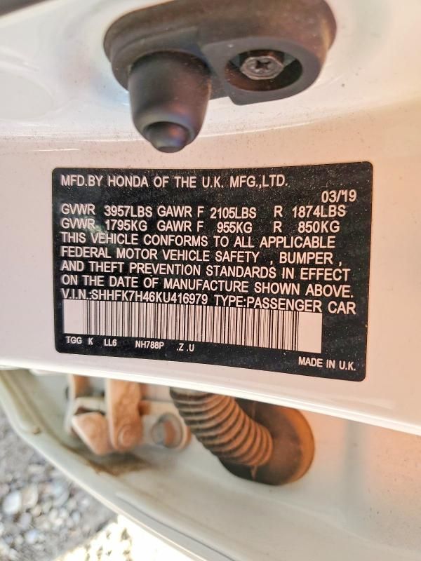 2019 Honda Civic Sport