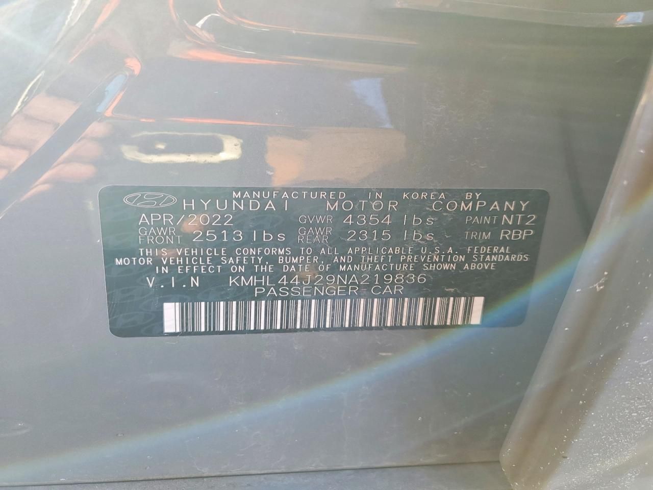 2022 Hyundai Sonata sel Plus