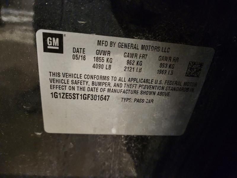 2016 Chevrolet Malibu lt