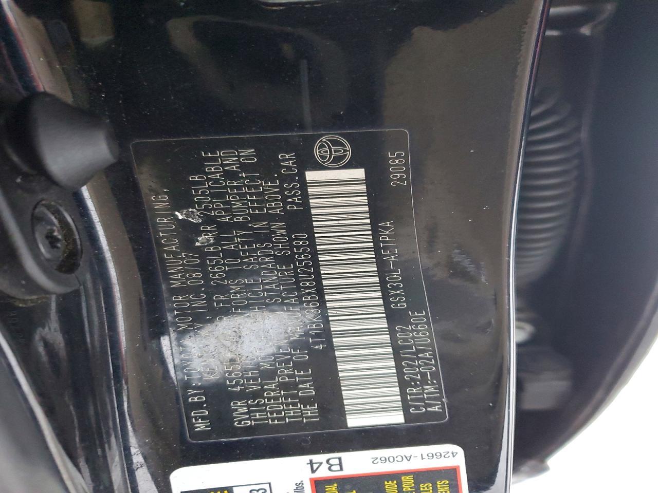 2008 Toyota Avalon xl