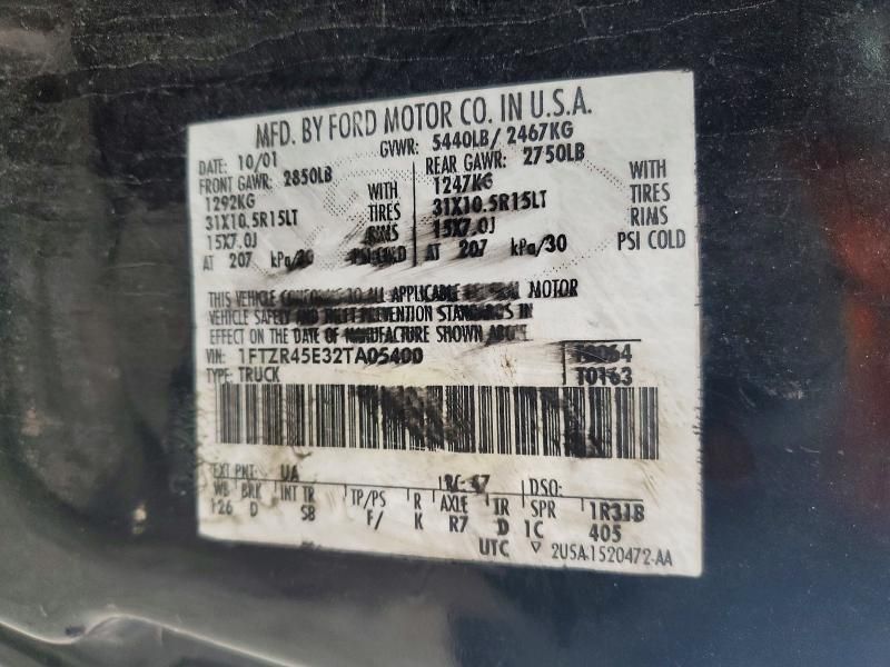 2002 Ford Ranger Super cab