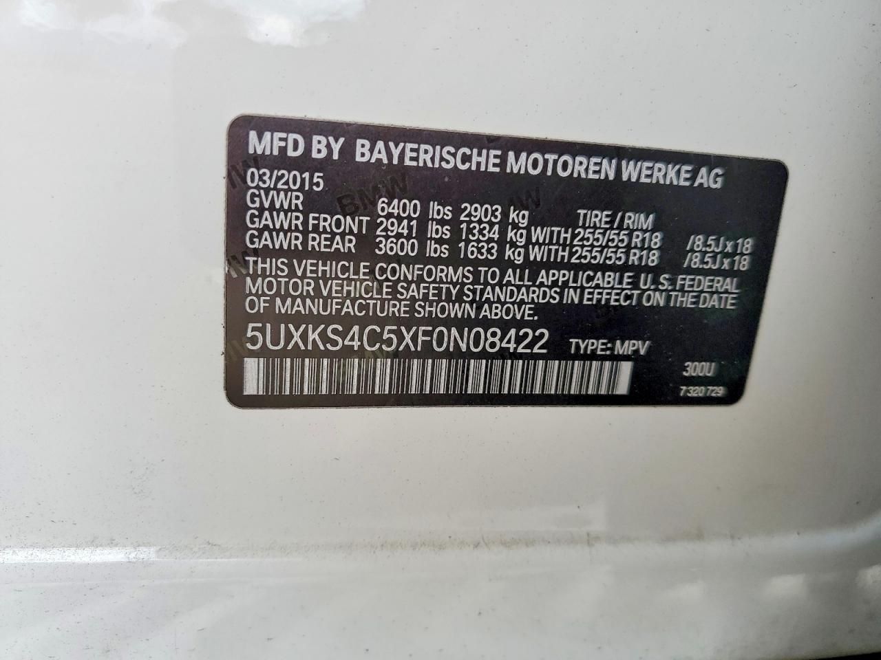 2015 BMW X5 Xdrive35d