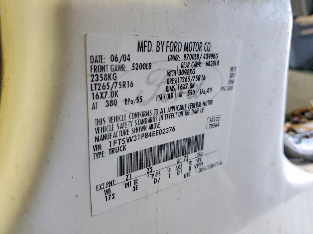 2004 Ford F350 srw Super Duty