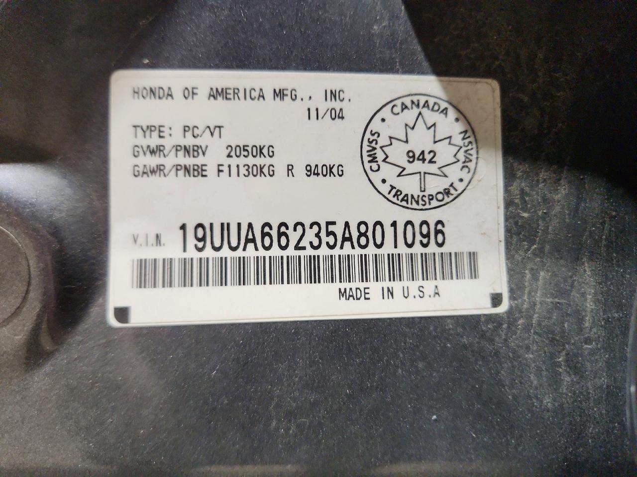 2005 Acura TL