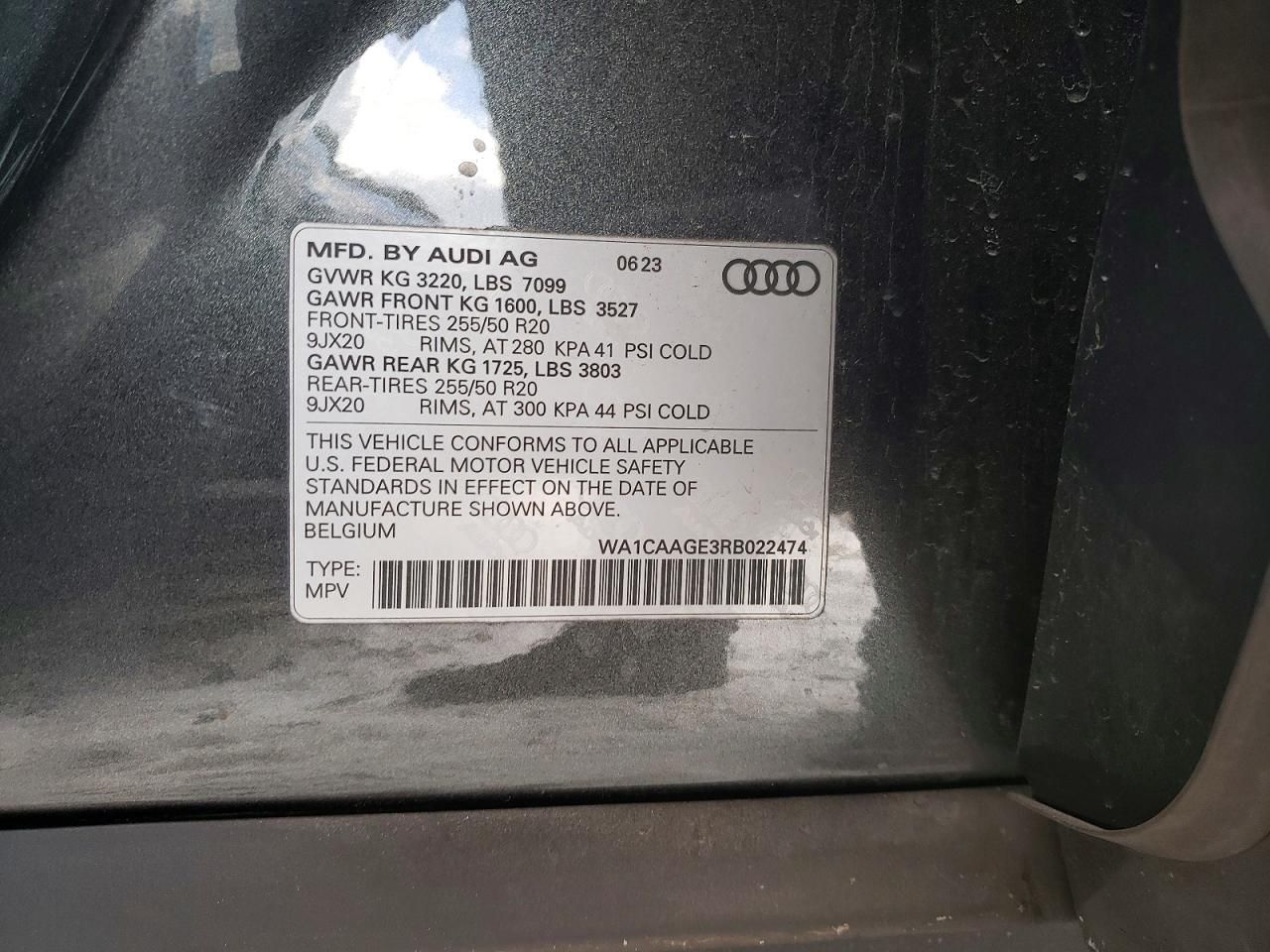 2024 Audi Q8 E-tron Sportback Premium Plus