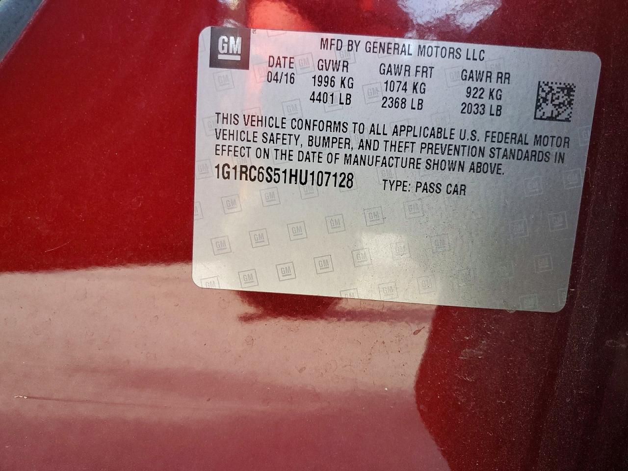 2017 Chevrolet Volt lt