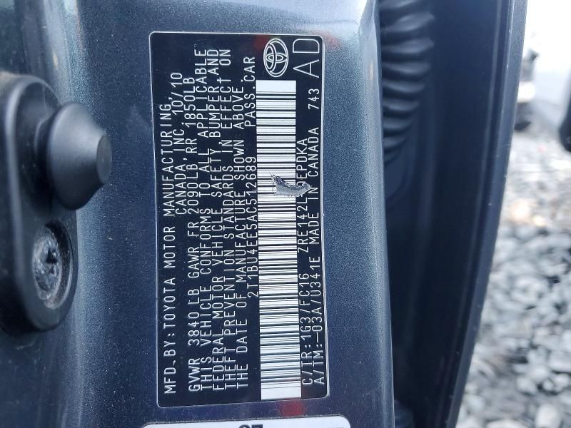 2010 Toyota Corolla Base