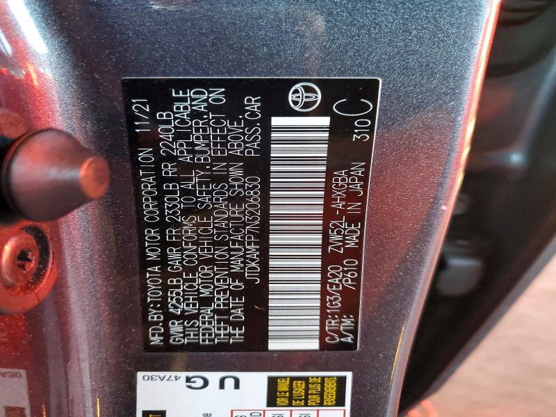 2022 Toyota Prius Prime le