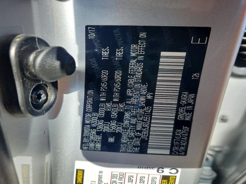 2018 Toyota 4runner Sr5/sr5 Premium