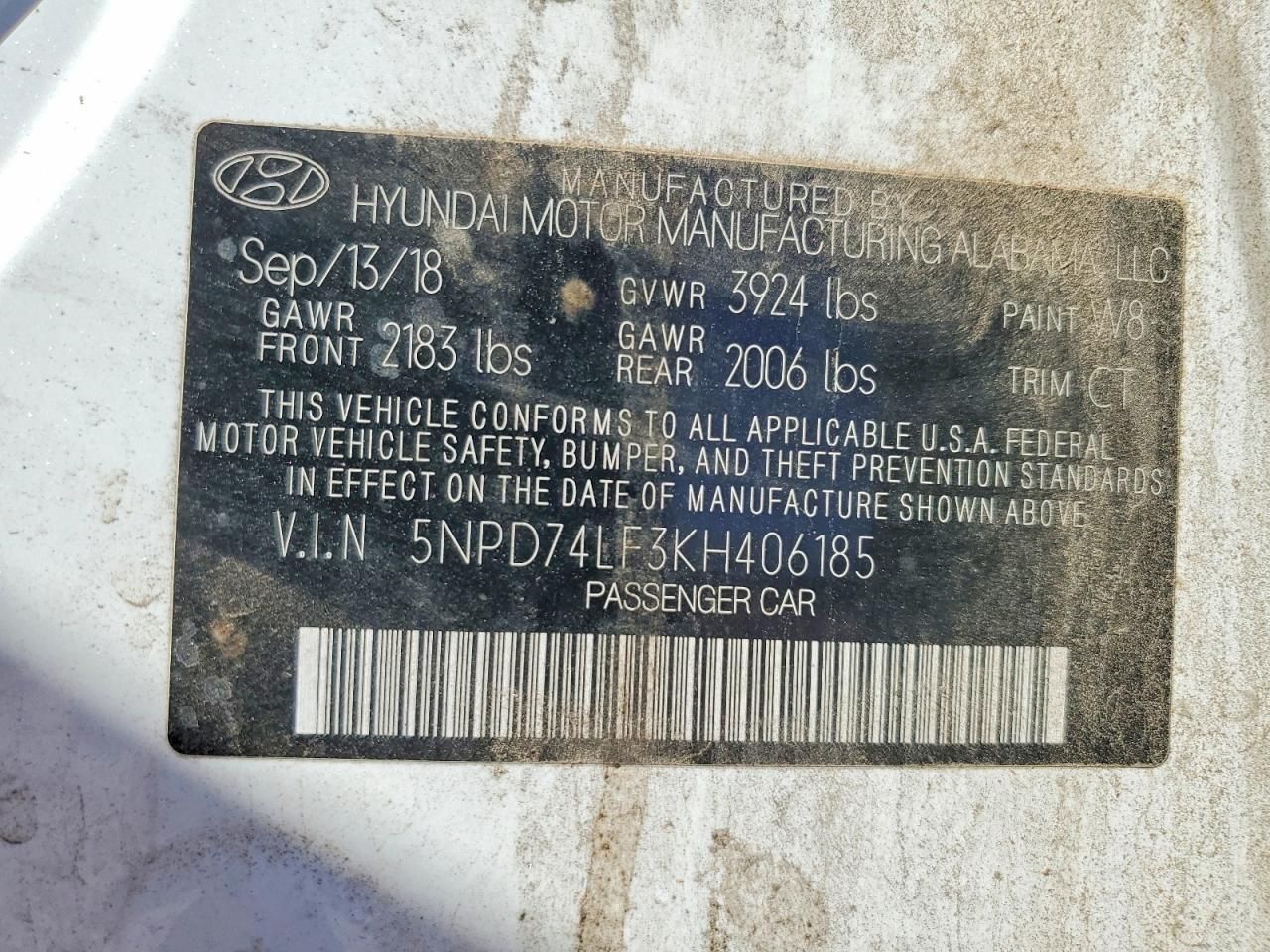 2019 Hyundai Elantra se