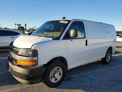 Salvage trucks for sale at Van Nuys, CA auction: 2018 Chevrolet Express G2500 Utility / Service Van