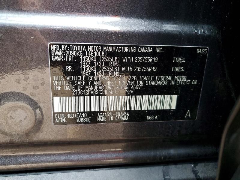 2025 Toyota Rav4 xle Premium