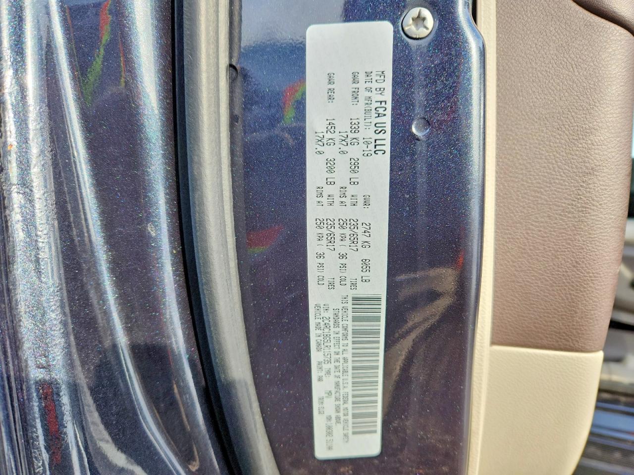 2020 Chrysler Pacifica Touring l