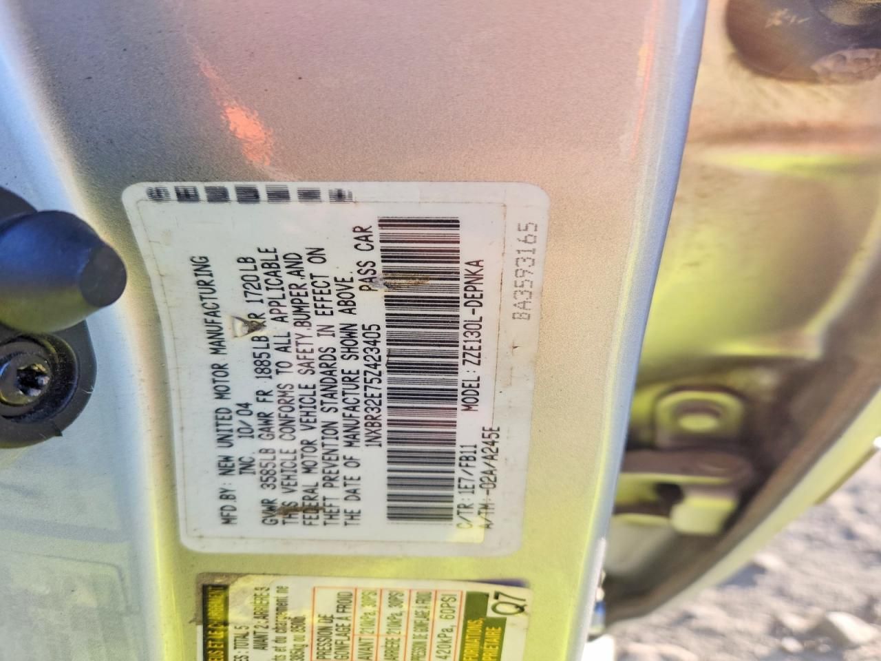 2005 Toyota Corolla ce