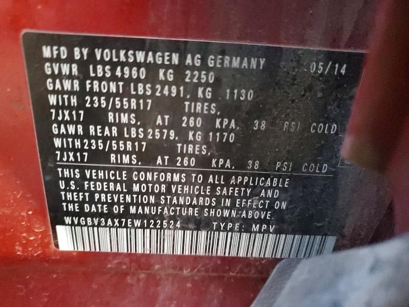 2014 Volkswagen Tiguan s