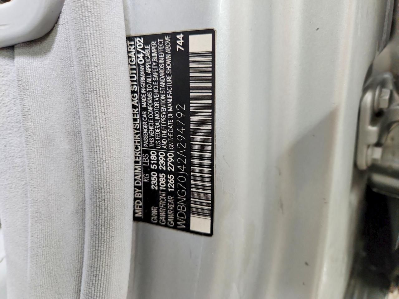 2002 Mercedes-Benz S 430