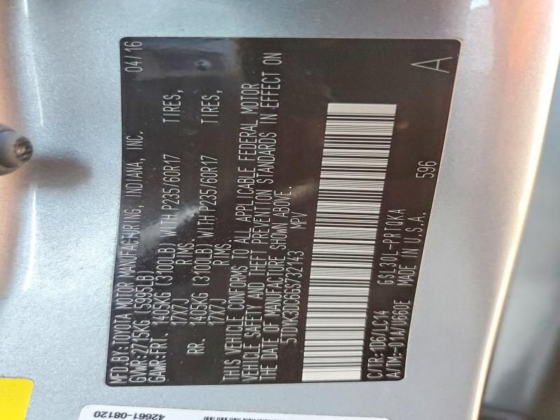 2016 Toyota Sienna xle Premium 8-passenger