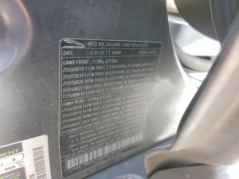 2018 Jaguar F-pace Prestige