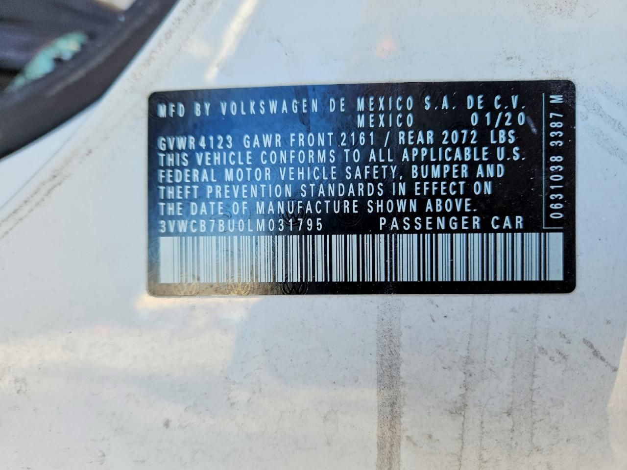 2020 Volkswagen Jetta s