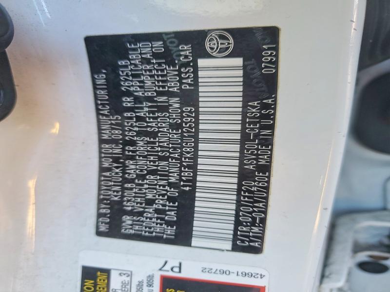 2016 Toyota Camry se