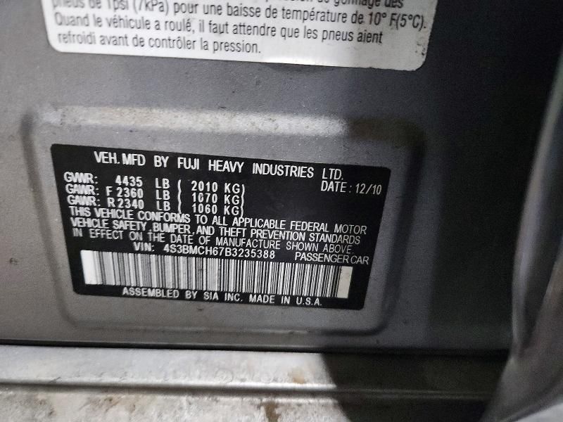 2011 Subaru Legacy 2.5i Premium