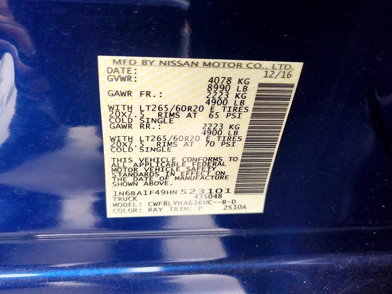 2017 Nissan Titan xd sl