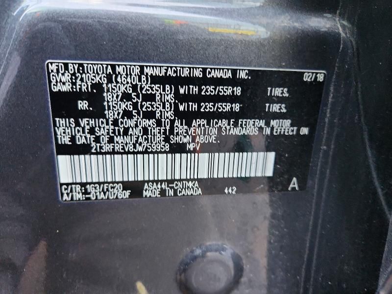 2018 Toyota Rav4 Adventure