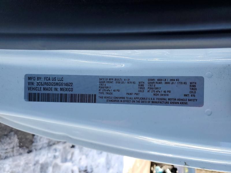 2021 Dodge Ram 1500 Classic Tradesman