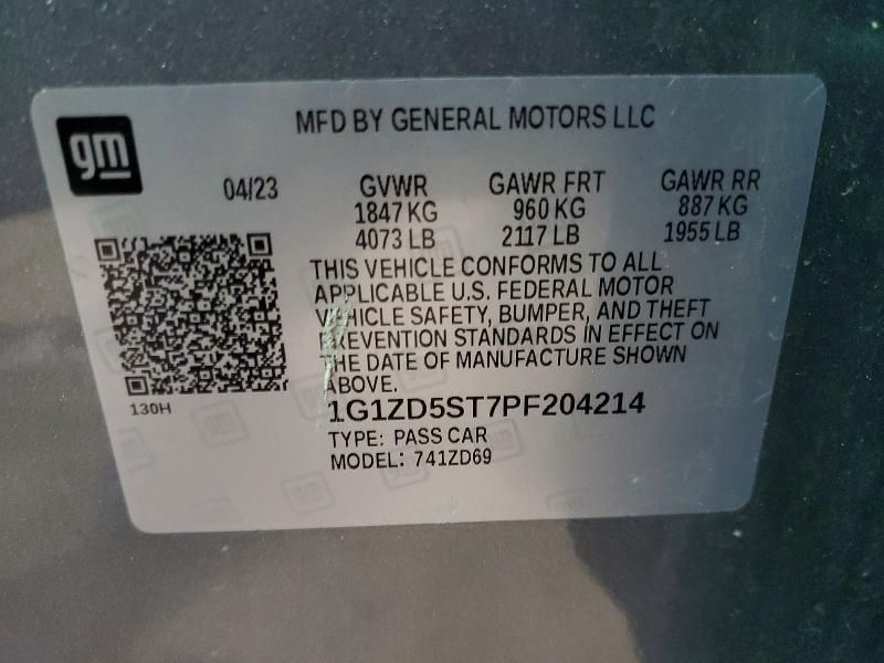 2023 Chevrolet Malibu lt