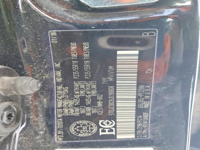 2018 Toyota Sienna le